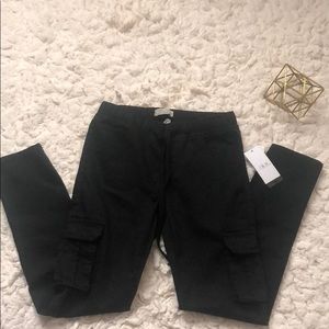 Fashion Nova black cargo pants.